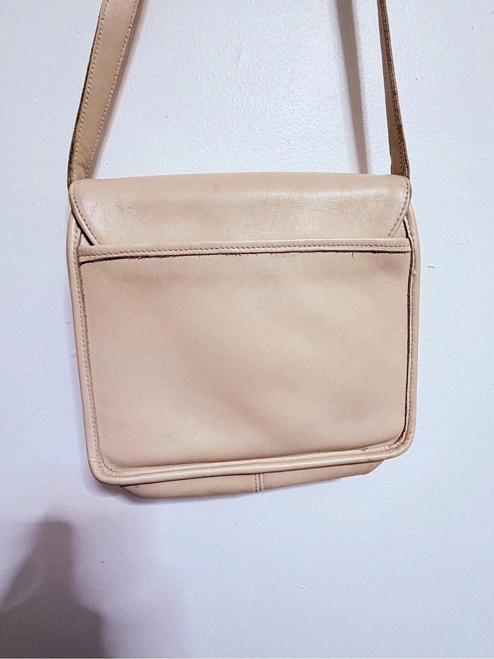 Coach Leather Crossbody Bag in Beige - Picture 8 of 11